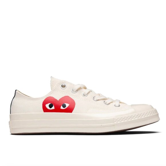 Converse Converse x Comme Des Garcons PLAY All Star Chuck '70 Ox - White 10W/8M - Picture 1 of 5
